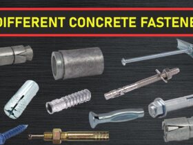 12 DIFFERENT CONCRETE FASTENERS