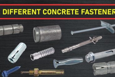 12 DIFFERENT CONCRETE FASTENERS