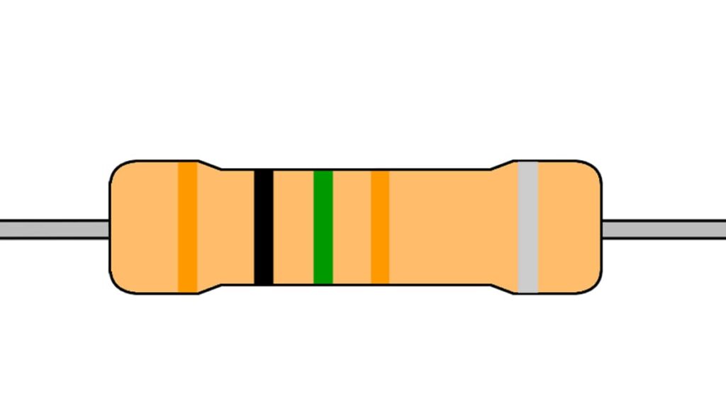 5-Band Resistor Example